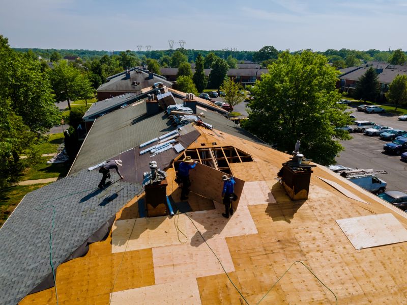 Wooden Roof Installation